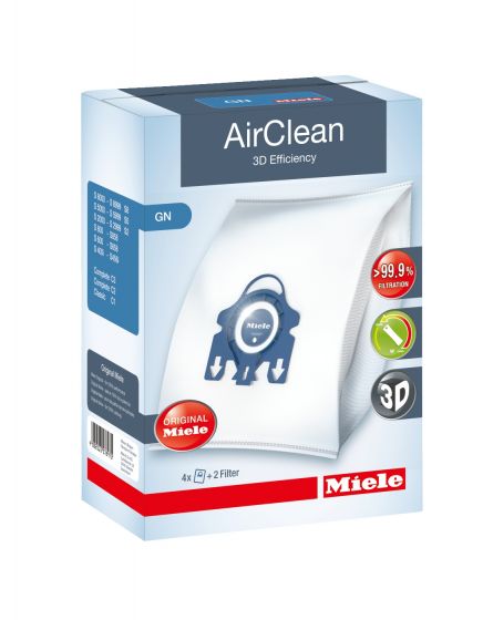 Miele GN 4 Pack Bags AirClean 3D Efficiency Fits C-3