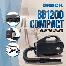 Oreck BB1200DB Compact Canister Vacuum